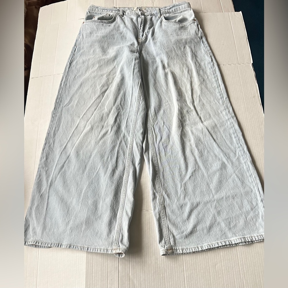 BDG Urban Outfitters Wide Leg A-Line Jean Baggy Women’s W25 Y2K 90's Grunge (34) - Picture 7 of 10